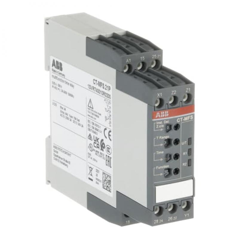 ABB CT-MFS.21P Zeitrelais, multifunktion 2We, 24-240V AC/DC, 2 potentialfreie Steuereingänge
