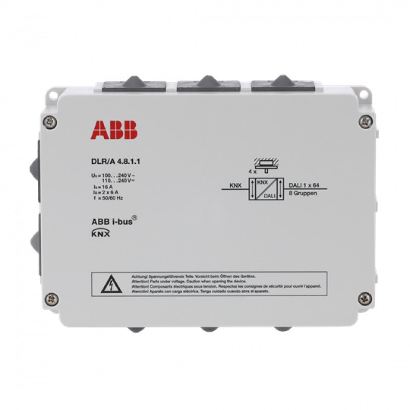 ABB DLR/A4.8.1.1 DALI-Lichtregler, 4fach, AP