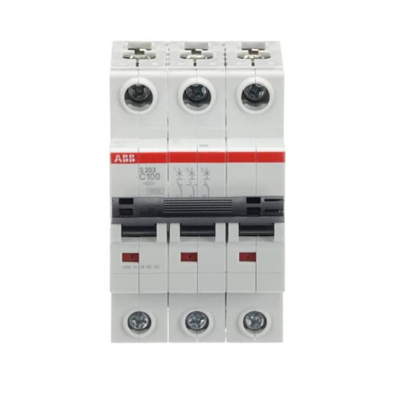 ABB S203-C100 Sicherungsautomat C-Char., 6kA, 100A, 3P