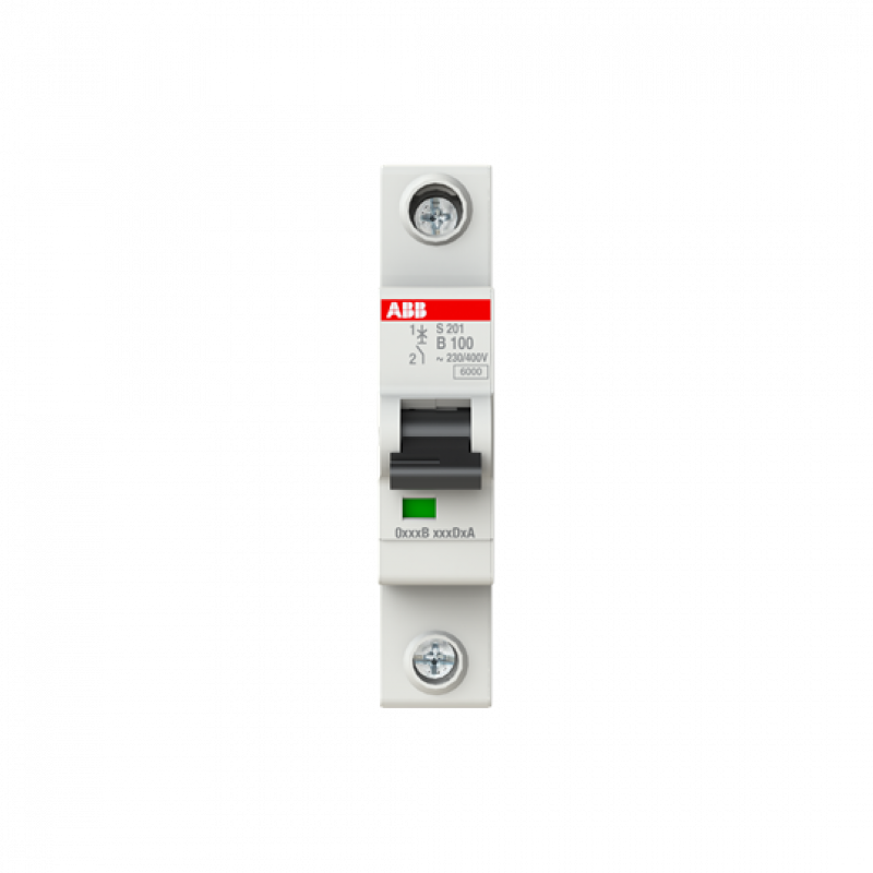 ABB S201-B100 Sicherungsautomat B-Char., 6kA, 100A, 1P