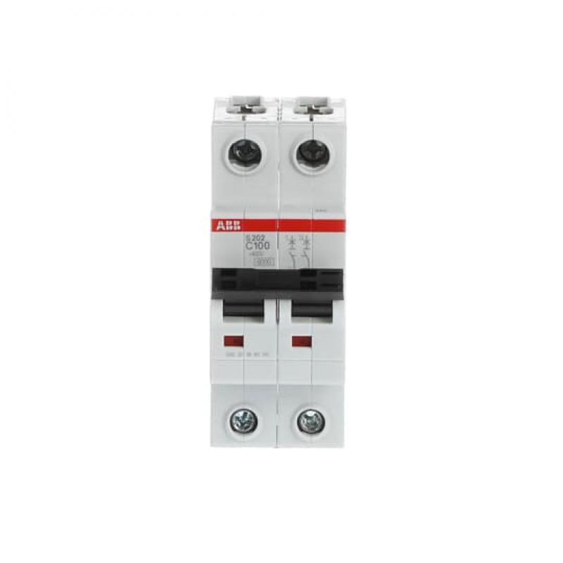 ABB S202-C100 Sicherungsautomat C-Char., 6kA, 100A, 2P