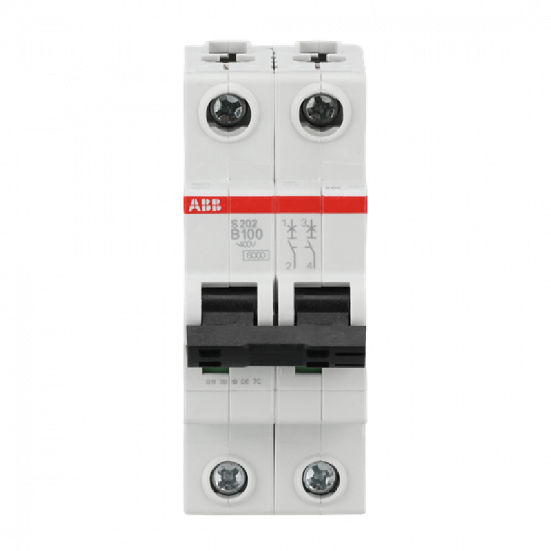 ABB S202-B100 Sicherungsautomat B-Char., 6kA, 100A, 2P
