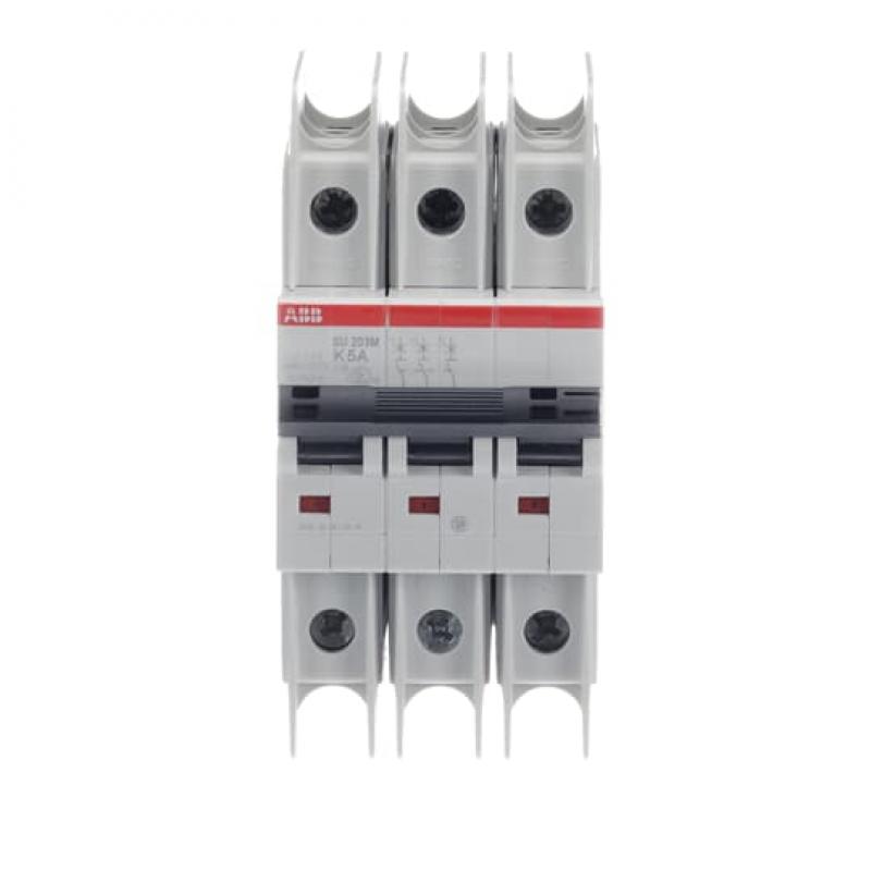 ABB SU203M-K5 Sicherungsautomat K-Char., 10kA, 5A, 3P UL489
