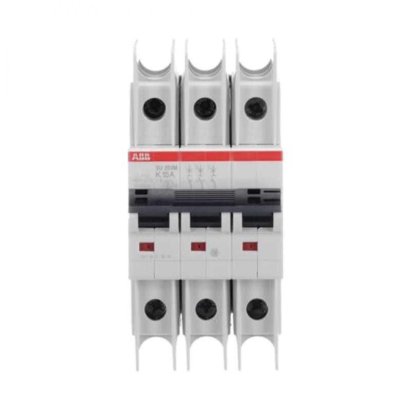 ABB SU203M-K15 Sicherungsautomat K-Char., 10kA, 15A, 3P UL489