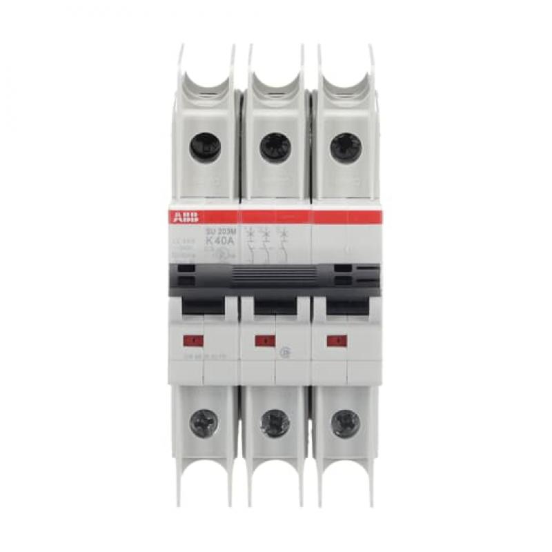 ABB SU203M-K40 Sicherungsautomat K-Char., 10kA, 40A, 3P UL489