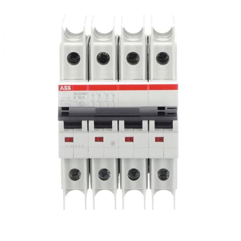 ABB SU204M-K16 Sicherungsautomat K-Char., 10kA, 16A, 4P UL489