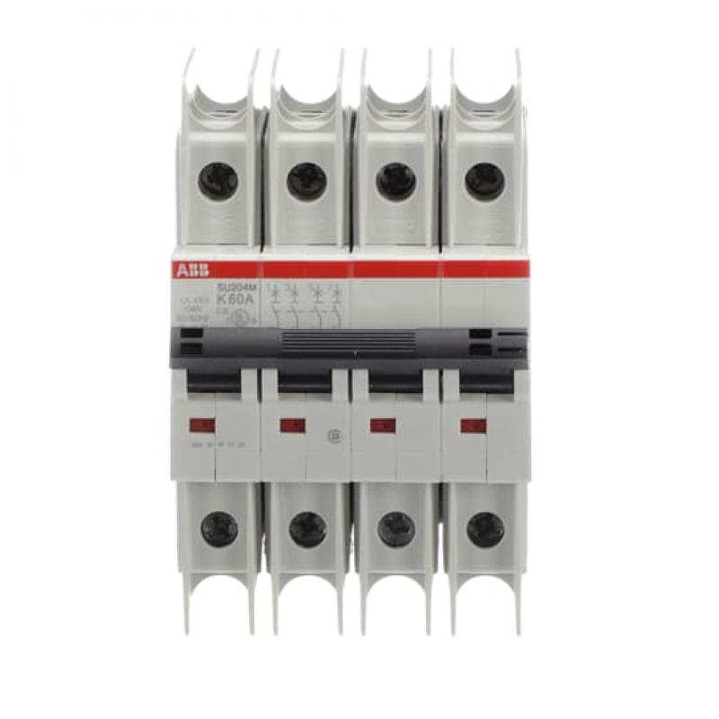 ABB SU204M-K60 Sicherungsautomat K-Char., 10kA, 60A, 4P UL489