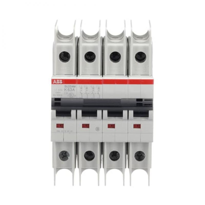 ABB SU204M-K63 Sicherungsautomat K-Char., 10kA, 63A, 4P UL489