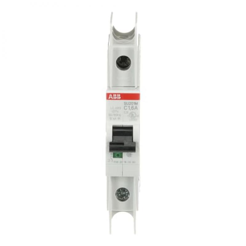 ABB SU201M-C1.6 Sicherungsautomat C-Char., 10kA, 1,6A, 1P UL489