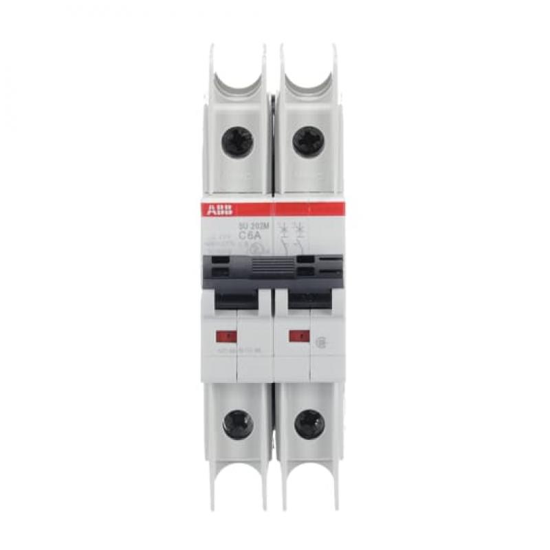 ABB SU202M-C6 Sicherungsautomat C-Char., 10kA, 6A, 2P UL489