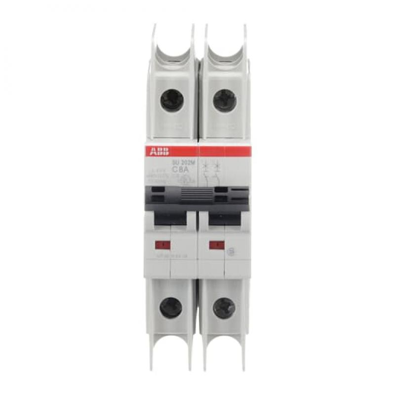 ABB SU202M-C8 Sicherungsautomat C-Char., 10kA, 8A, 2P UL489