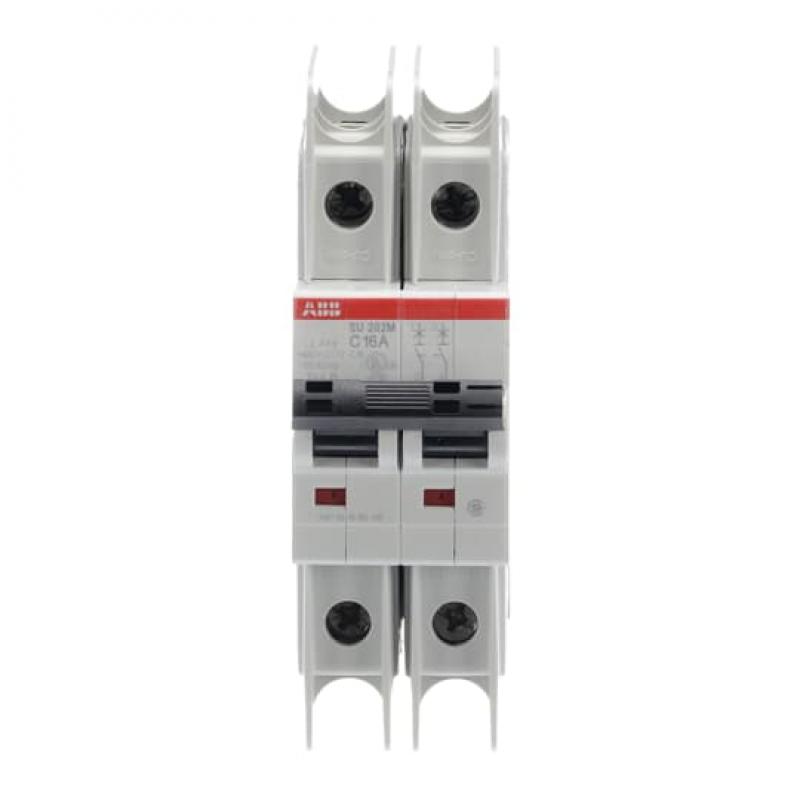 ABB SU202M-C16 Sicherungsautomat C-Char., 10kA, 16A, 2P UL489