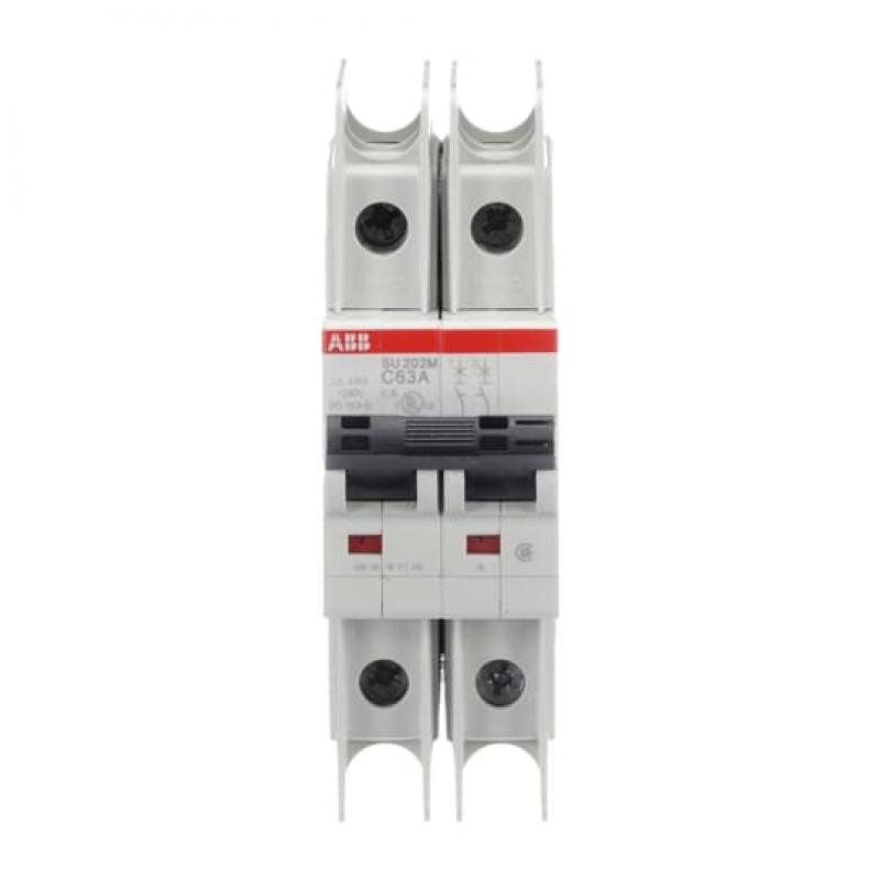 ABB SU202M-C63 Sicherungsautomat C-Char., 10kA, 63A, 2P UL489