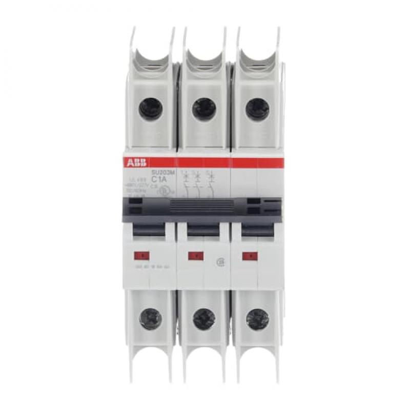 ABB SU203M-C1 Sicherungsautomat C-Char., 10kA, 1A, 3P UL489