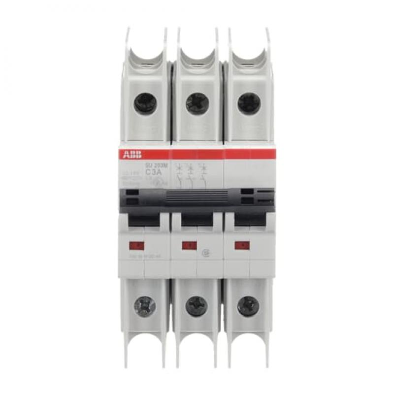 ABB SU203M-C3 Sicherungsautomat C-Char., 10kA, 3A, 3P UL489