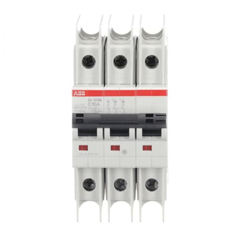 ABB SU203M-C10 Sicherungsautomat C-Char., 10kA, 10A, 3P UL489