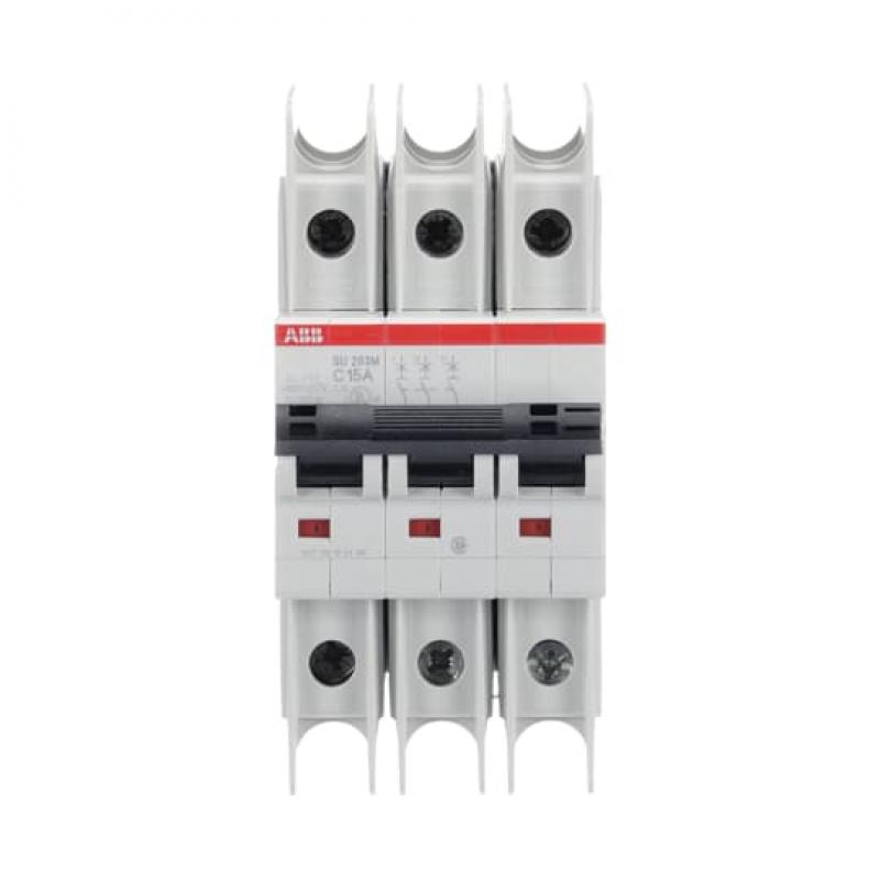 ABB SU203M-C15 Sicherungsautomat C-Char., 10kA, 15A, 3P UL489