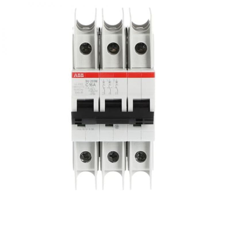 ABB SU203M-C16 Sicherungsautomat C-Char., 10kA, 16A, 3P UL489