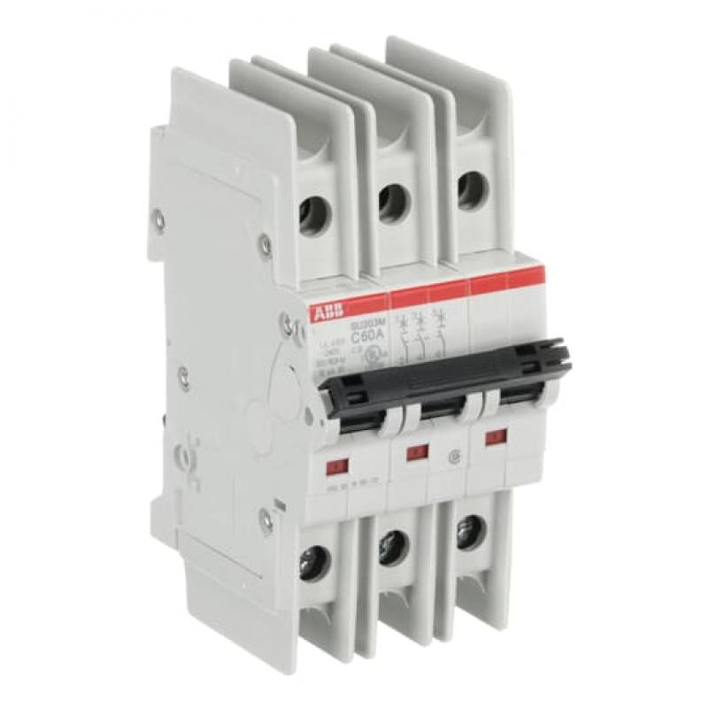 ABB SU203M-C60 Sicherungsautomat C-Char., 10kA, 60A, 3P UL489