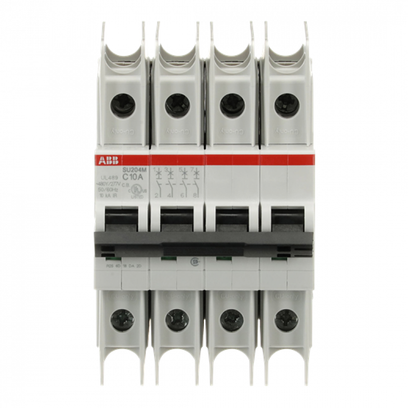 ABB SU204M-C10 Sicherungsautomat C-Char., 10kA, 10A, 4P UL489