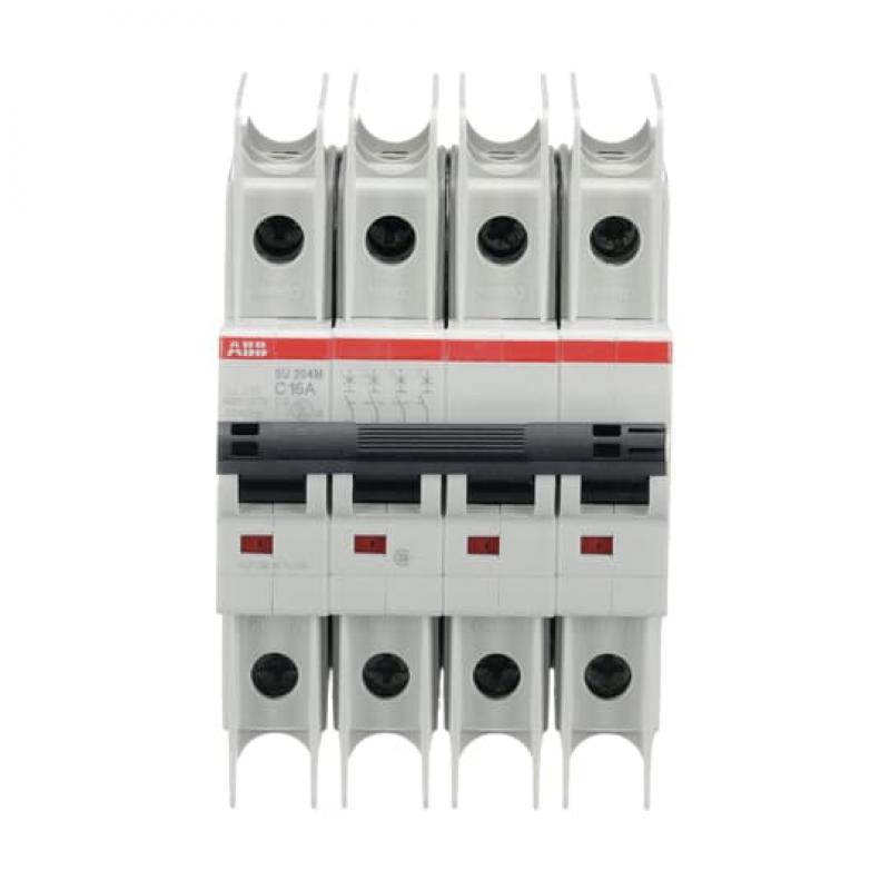 ABB SU204M-C16 Sicherungsautomat C-Char., 10kA, 16A, 4P UL489