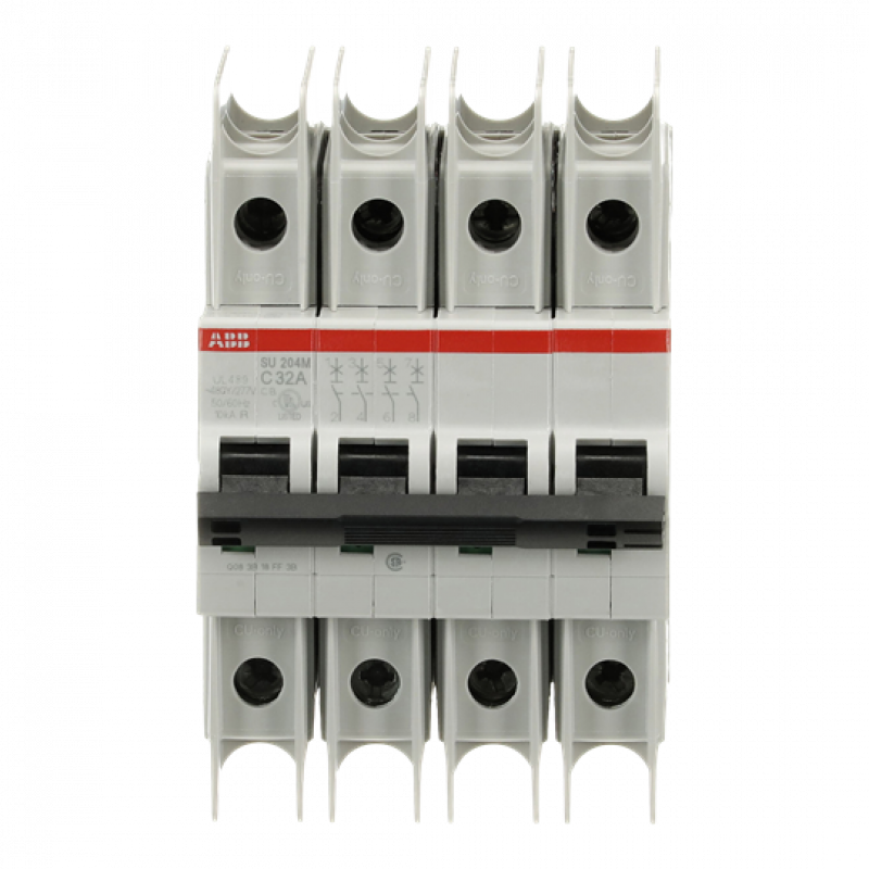 ABB SU204M-C32 Sicherungsautomat C-Char., 10kA, 32A, 4P UL489