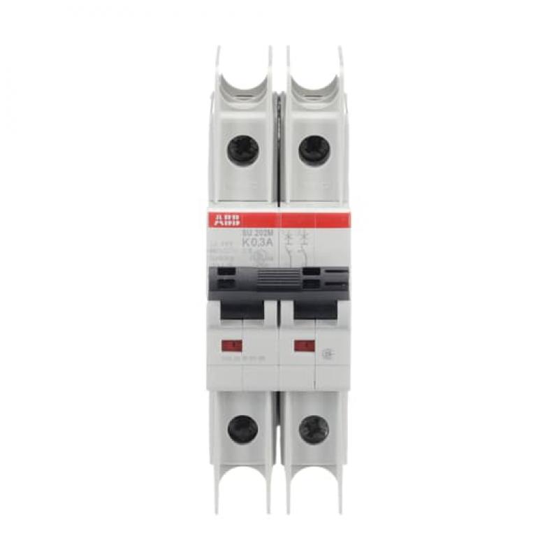 ABB SU202M-K0.3 Sicherungsautomat K-Char., 10kA, 0,3A, 2P UL489
