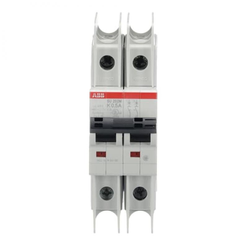ABB SU202M-K0.5 Sicherungsautomat K-Char., 10kA, 0,5A, 2P UL489
