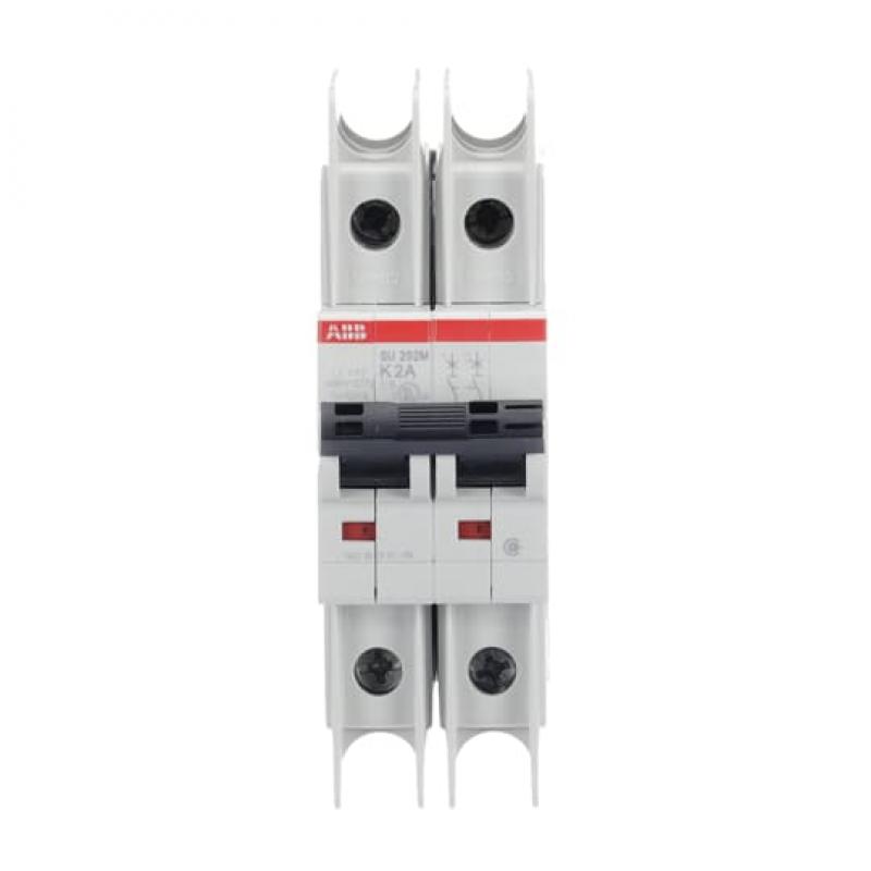 ABB SU202M-K2 Sicherungsautomat K-Char., 10kA, 2A, 2P UL489