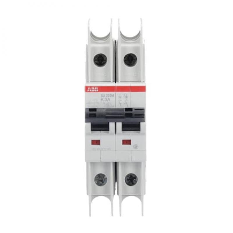 ABB SU202M-K3 Sicherungsautomat K-Char., 10kA, 3A, 2P UL489
