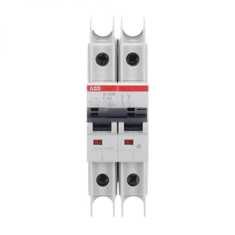 ABB SU202M-K4 Sicherungsautomat K-Char., 10kA, 4A, 2P UL489
