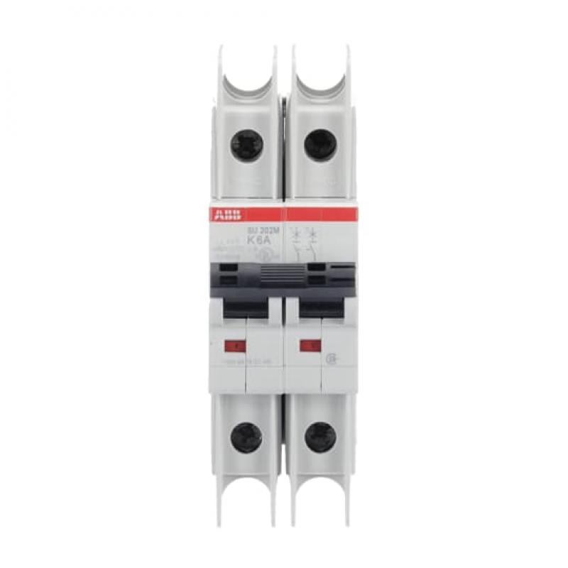 ABB SU202M-K6 Sicherungsautomat K-Char., 10kA, 6A, 2P UL489