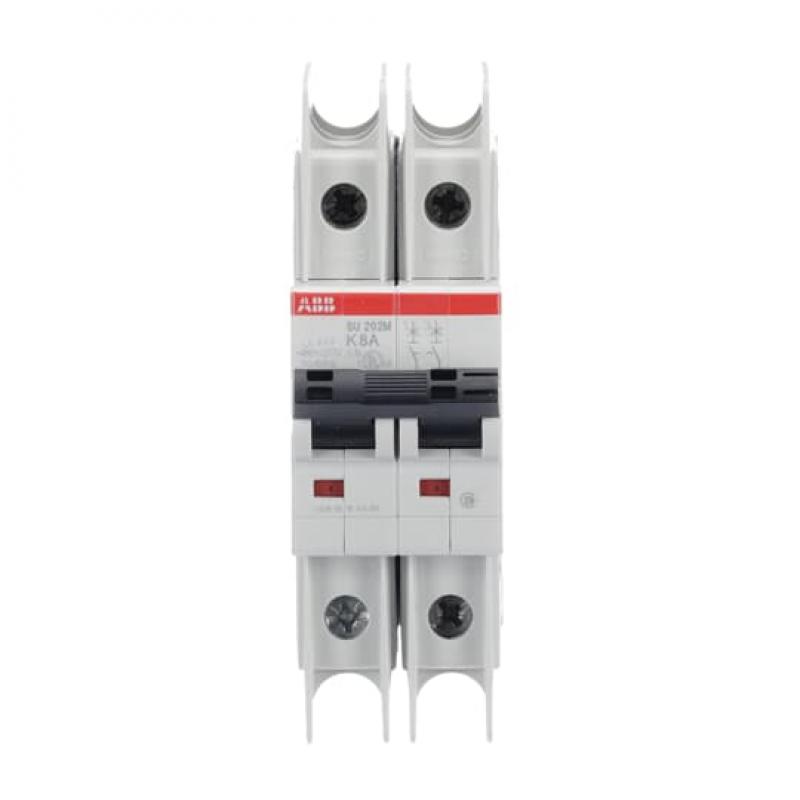 ABB SU202M-K8 Sicherungsautomat K-Char., 10kA, 8A, 2P UL489