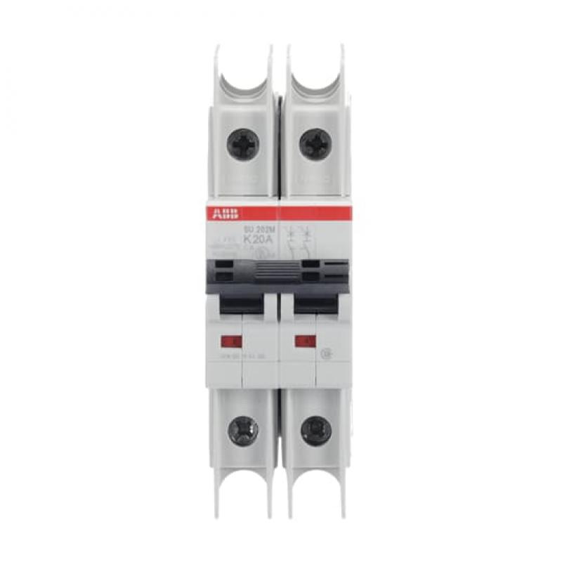 ABB SU202M-K20 Sicherungsautomat K-Char., 10kA, 20A, 2P UL489