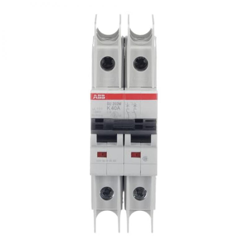 ABB SU202M-K40 Sicherungsautomat K-Char., 10kA, 40A, 2P UL489