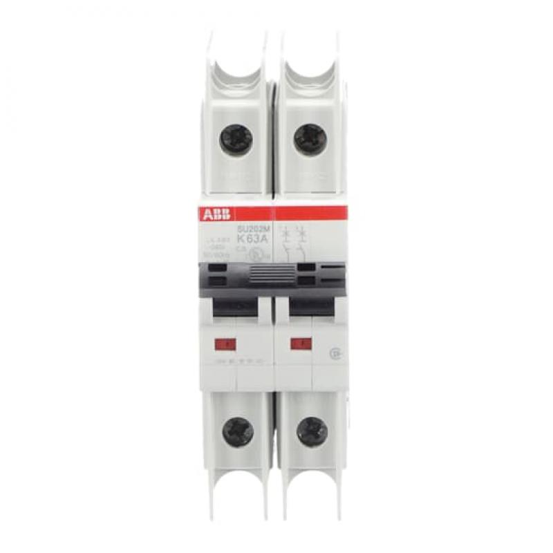 ABB SU202M-K63 Sicherungsautomat K-Char., 10kA, 63A, 2P UL489