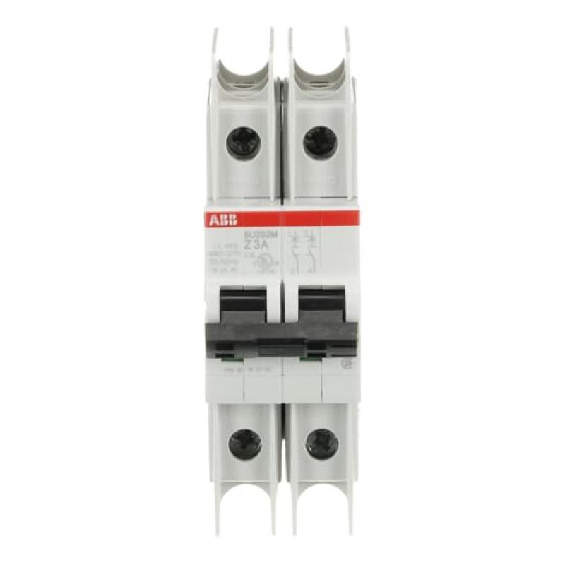 ABB SU202M-Z3 Sicherungsautomat Z-Char., 10kA, 3A, 2P UL489