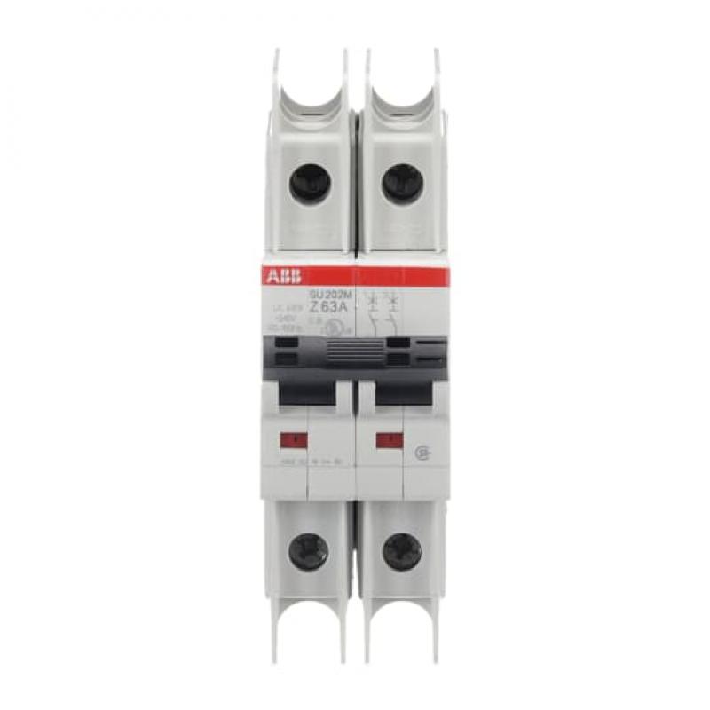 ABB SU202M-Z63 Sicherungsautomat Z-Char., 10kA, 63A, 2P UL489