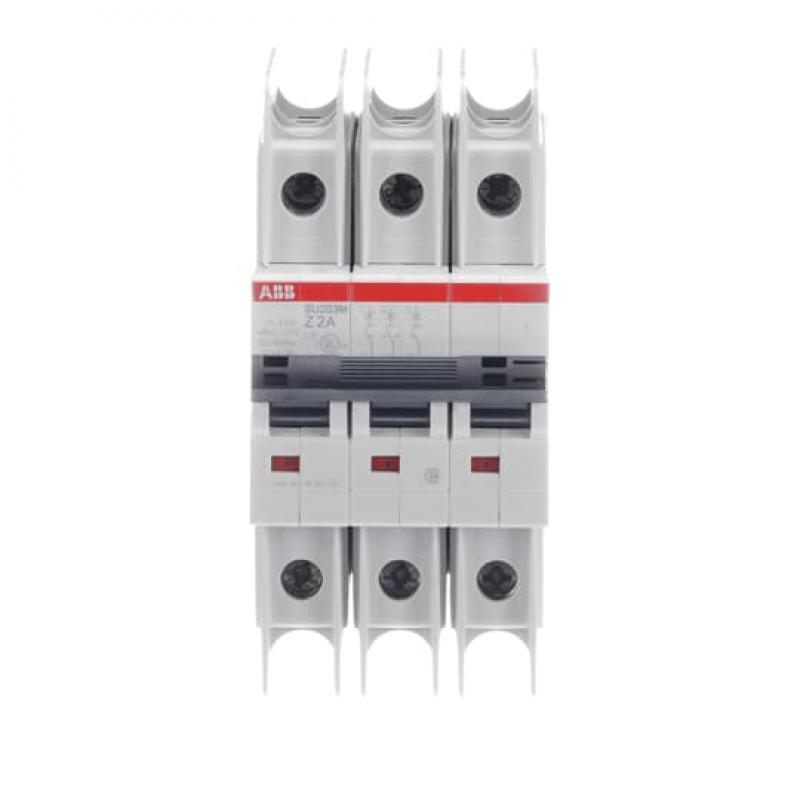 ABB SU203M-Z2 Sicherungsautomat Z-Char., 10kA, 2A, 3P UL489