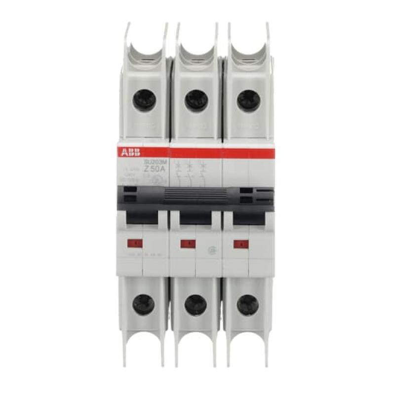 ABB SU203M-Z50 Sicherungsautomat Z-Char., 10kA, 50A, 3P UL489