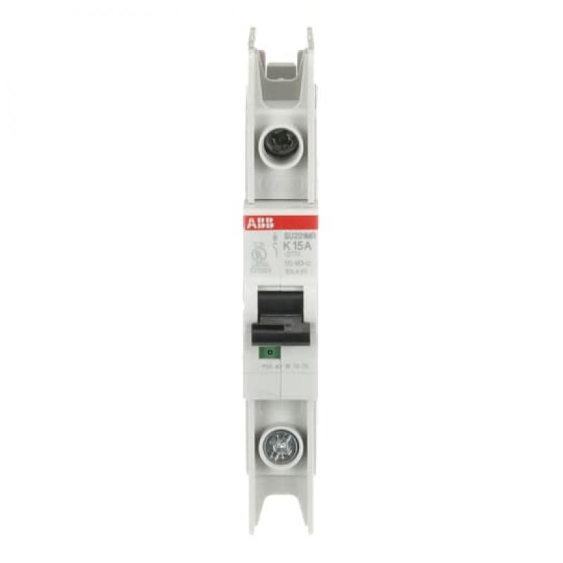 ABB SU201MR-K15 Sicherungsautomat K-Char., 10kA, 15A, 1P, RTT UL 489, Ringkabelanschluss