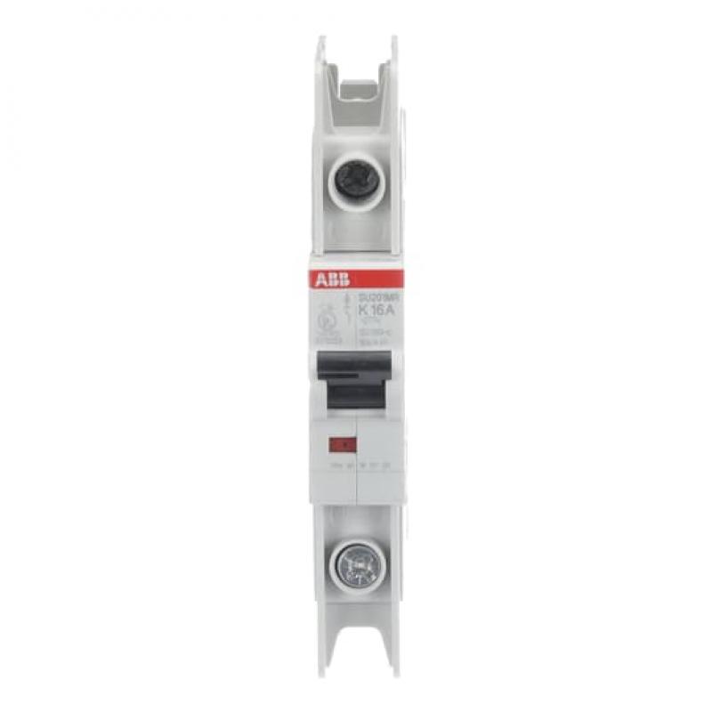 ABB SU201MR-K16 Sicherungsautomat K-Char., 10kA, 16A, 1P, RTT UL 489, Ringkabelanschluss