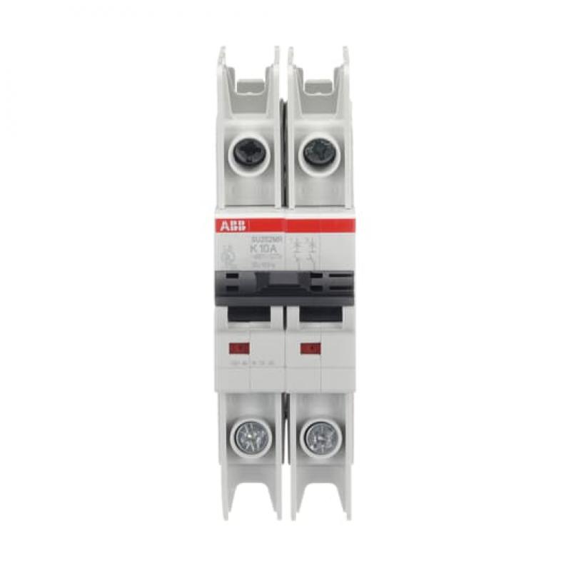 ABB SU202MR-K10 Sicherungsautomat K-Char., 10kA, 10A, 2P, RTT UL 489, Ringkabelanschluss