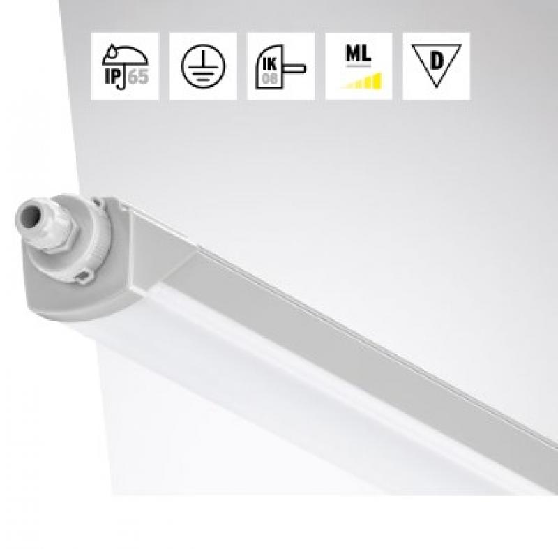 TRILUX LED-Feuchtraum-Anbauleuchte 8427740 IP65 3800–5600 lm Multilumen