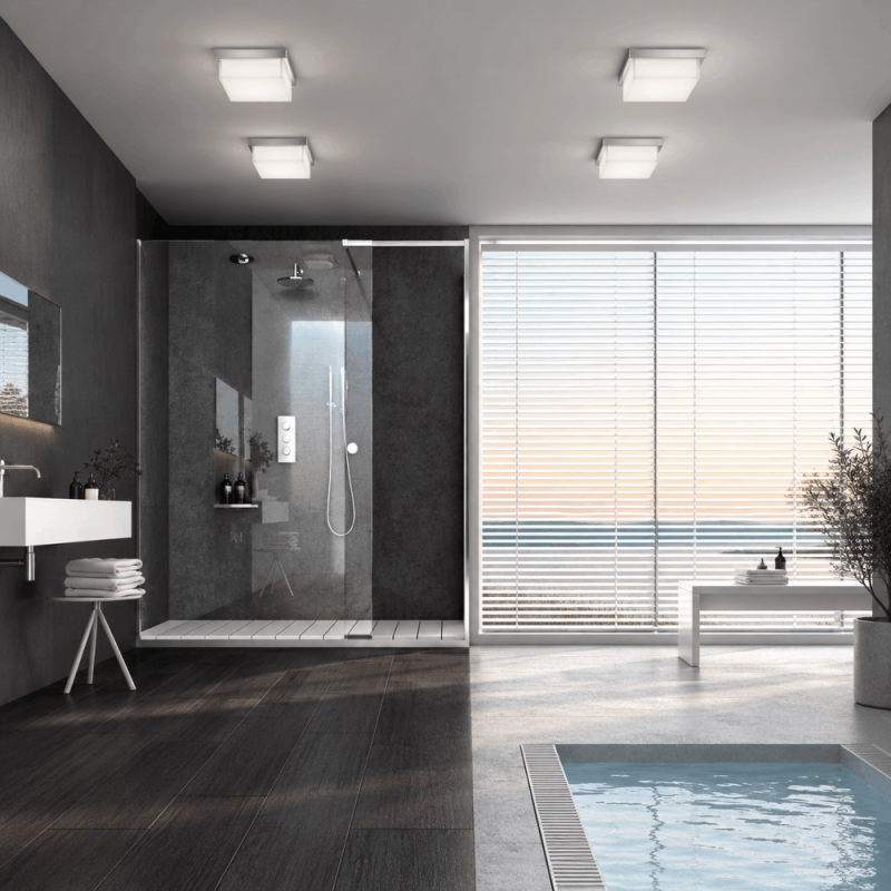 Helestra COSI 15/1905.04 LED-Wand- und Deckenleuchte 7 W 2900 K Warmweiß, Chrom, 610 lm, IP30, dimmbar