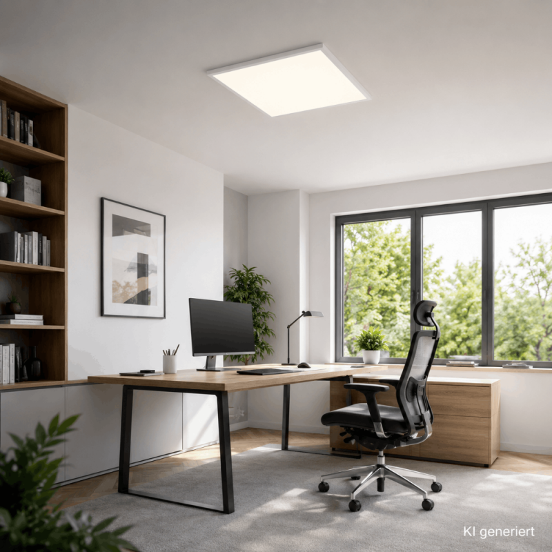 Helestra RACK LED-Deckenleuchte 21 W, 2900 K Warmweiß, 1800 lm, CRI 90–100, dimmbar, Mattweiß, CASAMBI Smart