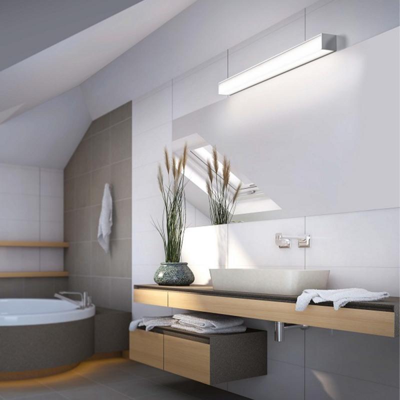 Helestra NOK 18/2032.04 LED-Wandleuchte 22 W 2900 K Warmweiß, Chrom, 1730 lm, IP44, nicht dimmbar