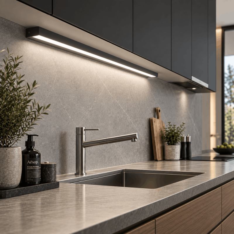 Helestra SLATE 18/2040.22 LED-Wandleuchte 29 W 2900 K Warmweiß, Schwarz matt, 1740 lm, IP44, Up-/Downlight