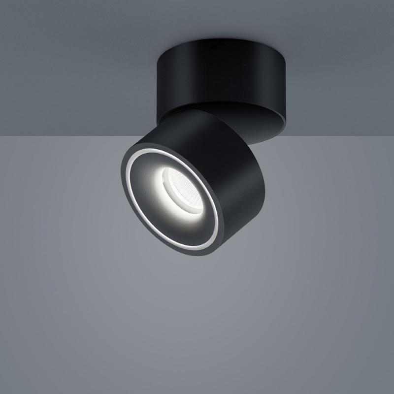 HELESTRA NAKA LED Deckenstrahler 13 W 1170 lm 2800 K Warmweiß 1-flammig schwenkbar dimmbar Schwarz matt