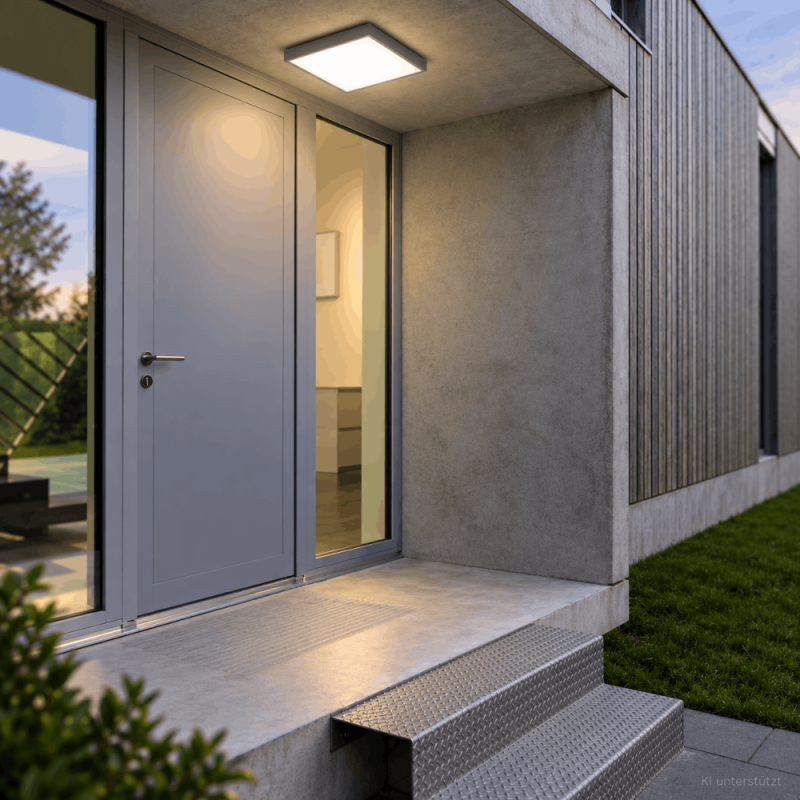 Helestra SCALA A18457.93 LED-Wand- und Deckenleuchte 27 W 3000 K Warmweiß, Graphit, 1790 lm, IP44, nicht dimmbar